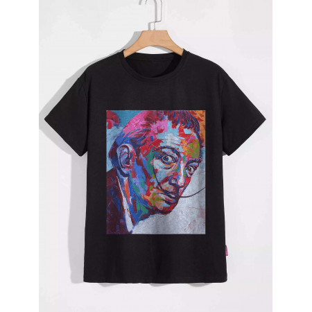 Tricou de Salvador Dali de culoare bumbac
